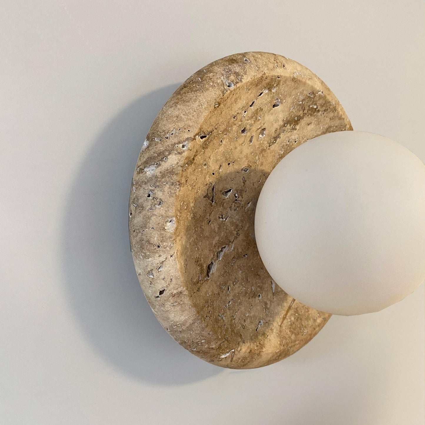 Dovis Travertine Wall Lamp