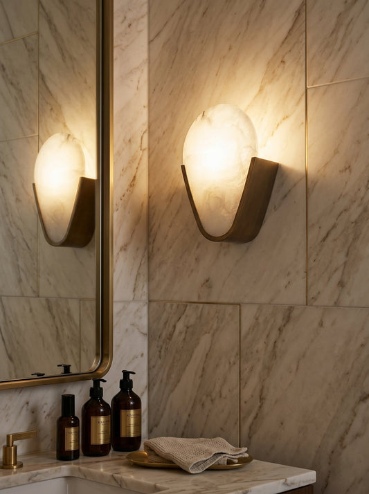 Antares Alabaster Wall Lamp