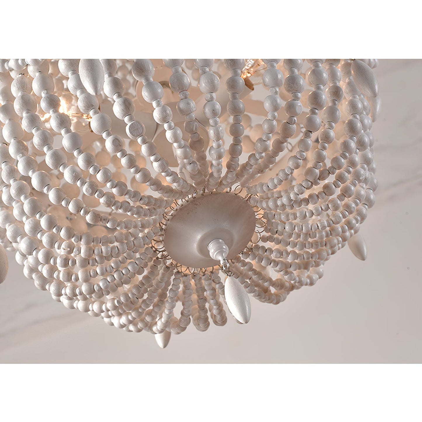 Yarara Wood Bead Chandelier