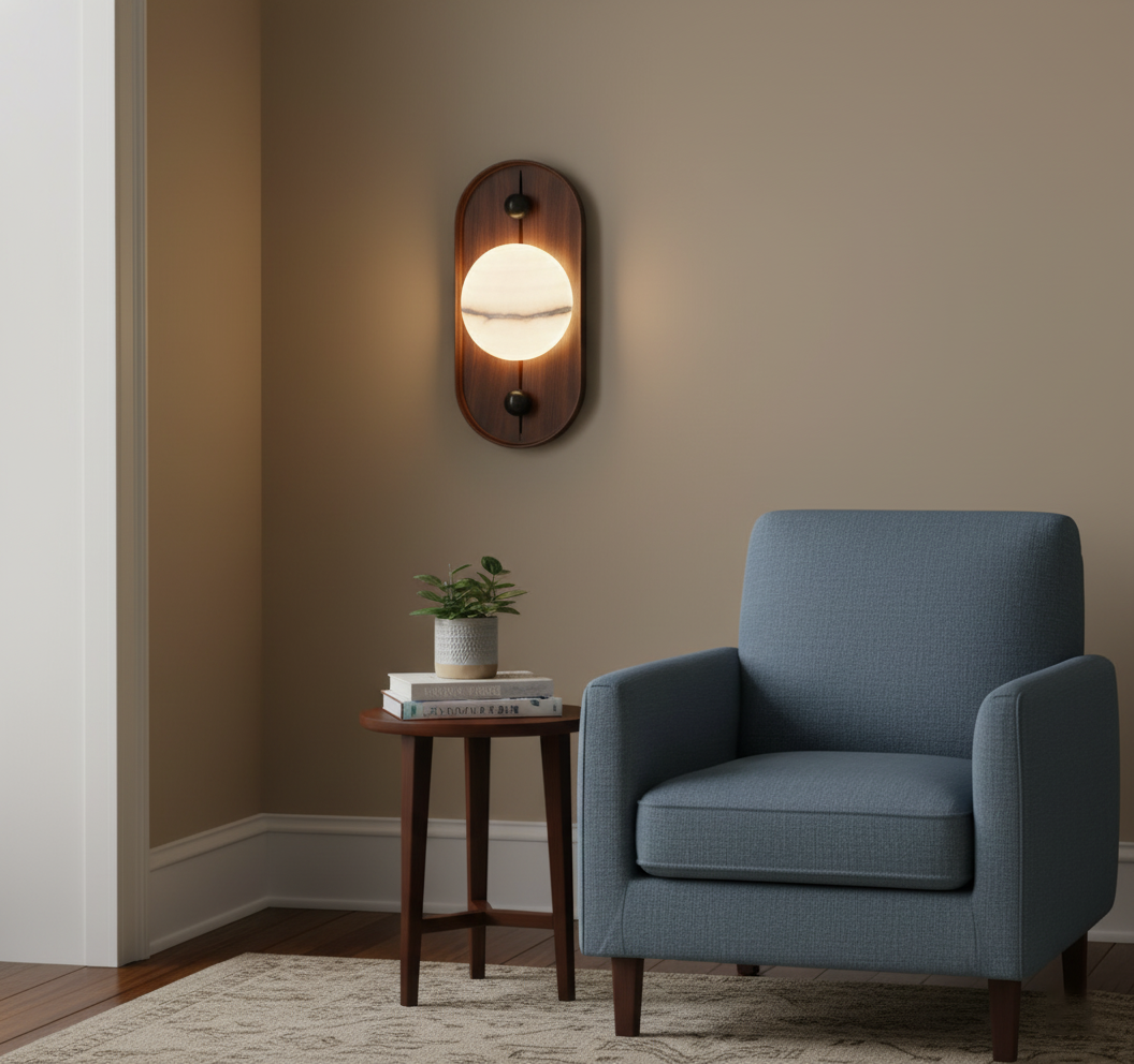 Doran Alabaster Wall Lamp