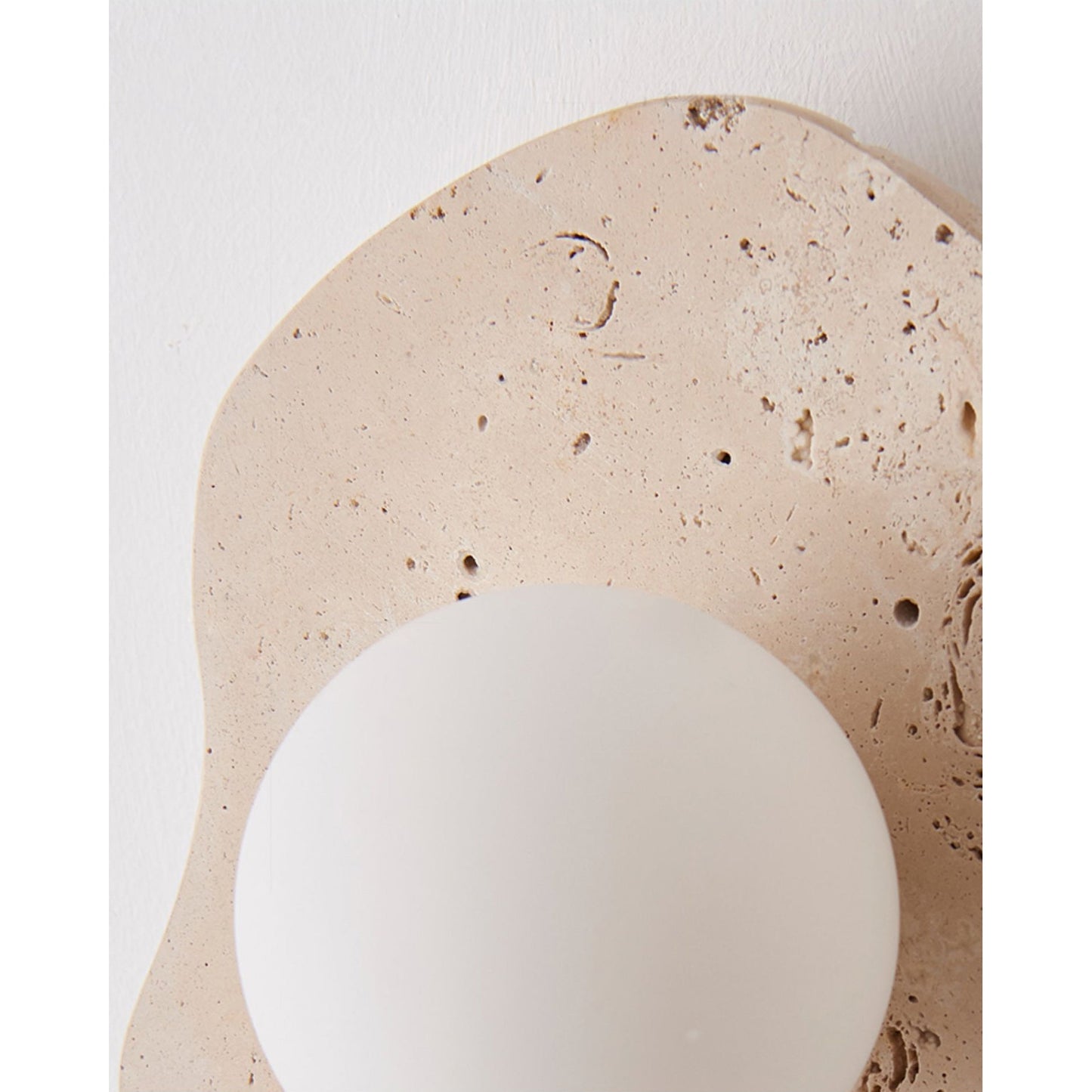 Nevor Travertine Wall Lamp