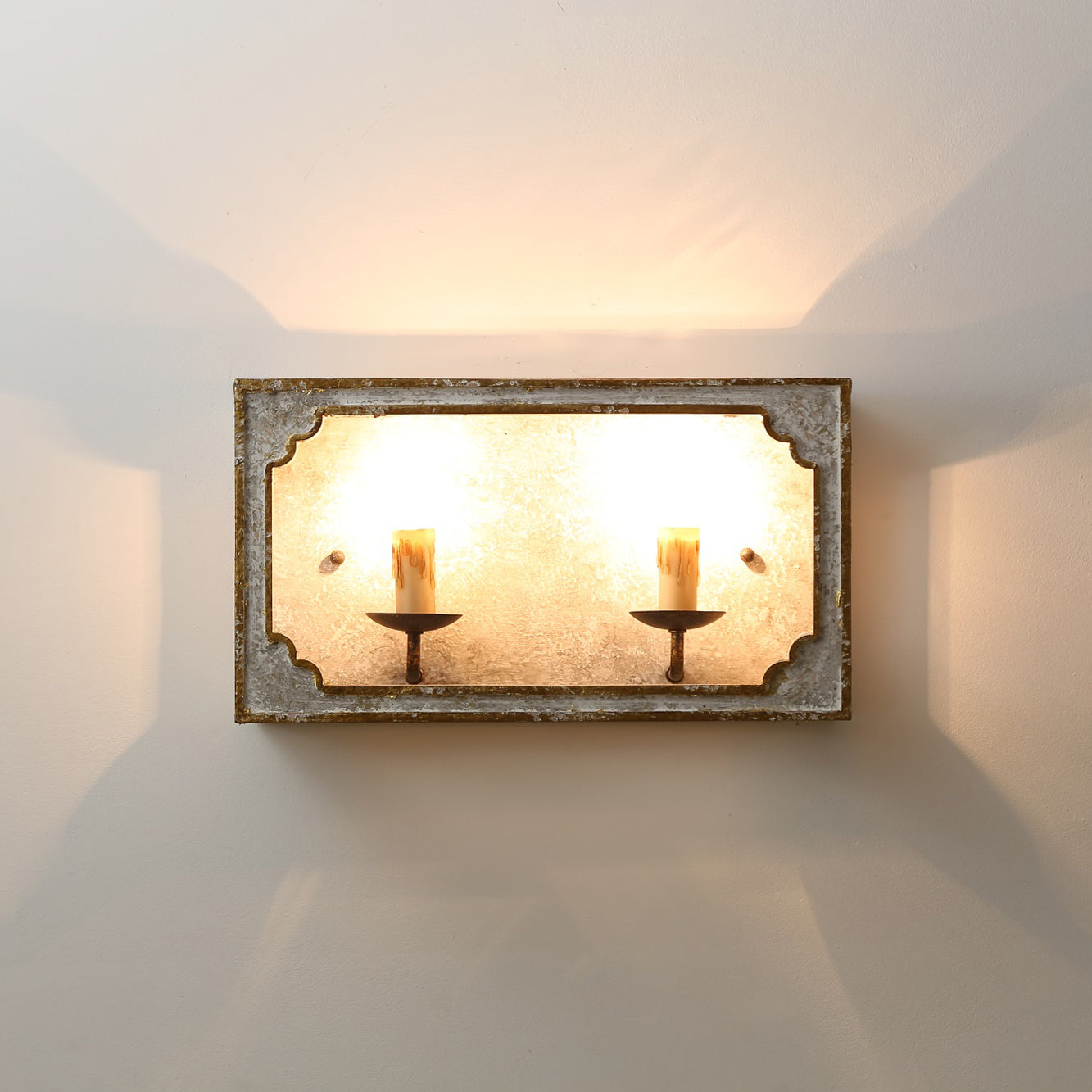Vaxholm Rustic Cube Sconce