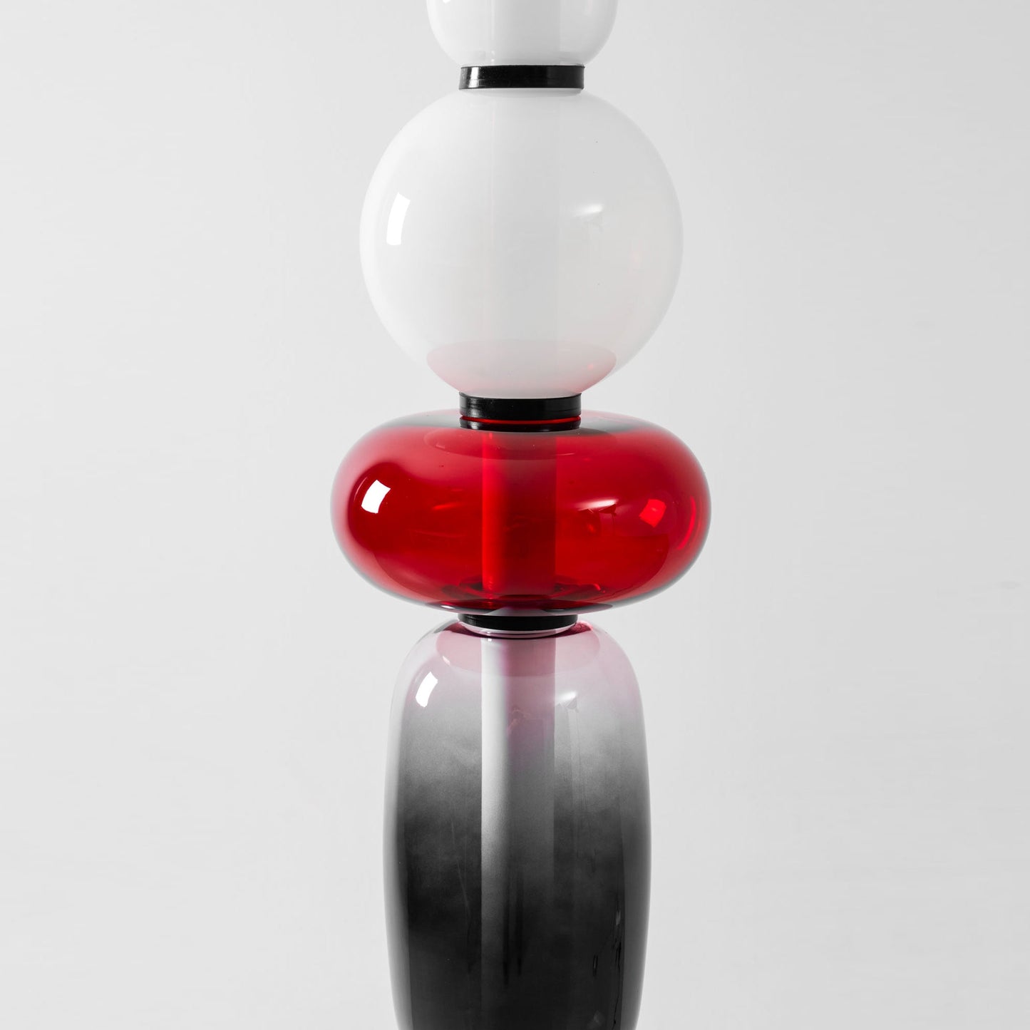 Esmon Glass Pebble Floor Lamp