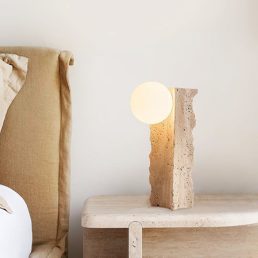 Kiria Travertine Table Lamp