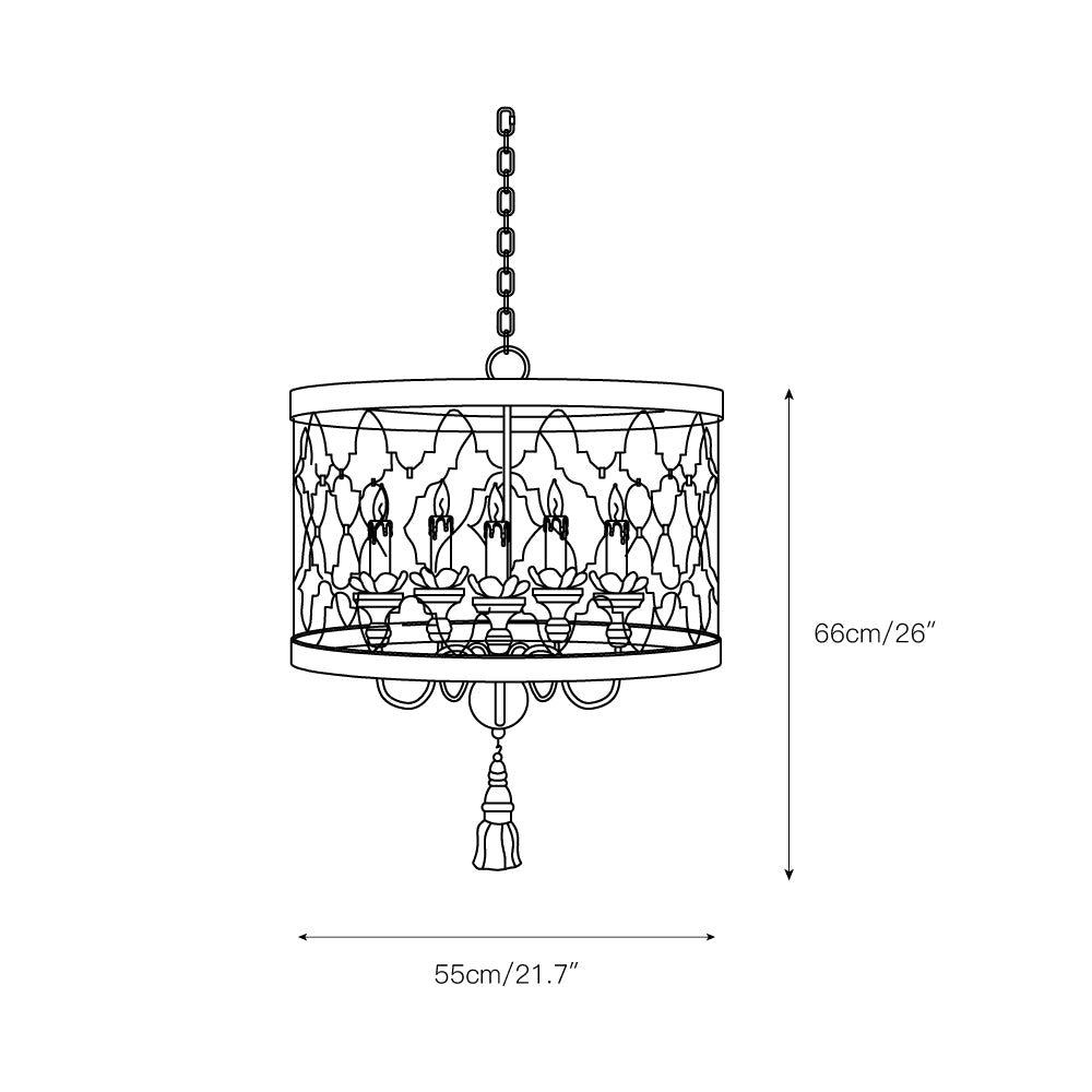 Vidar Drum Chandelier