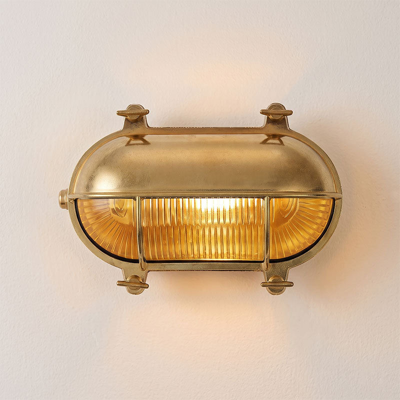 Ilex Brass Bunker Sconce