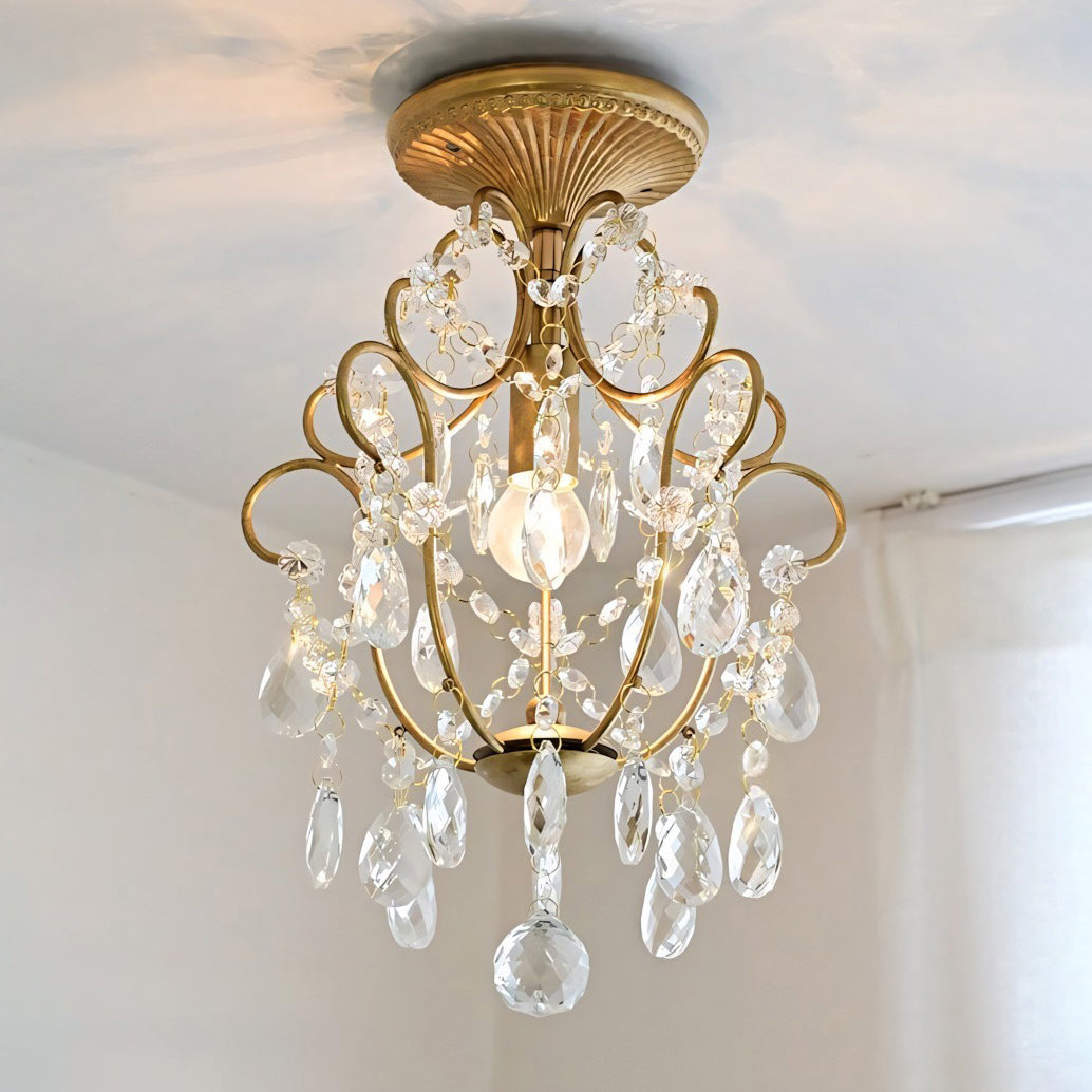 Abersoch Crystal Ceiling Lamp