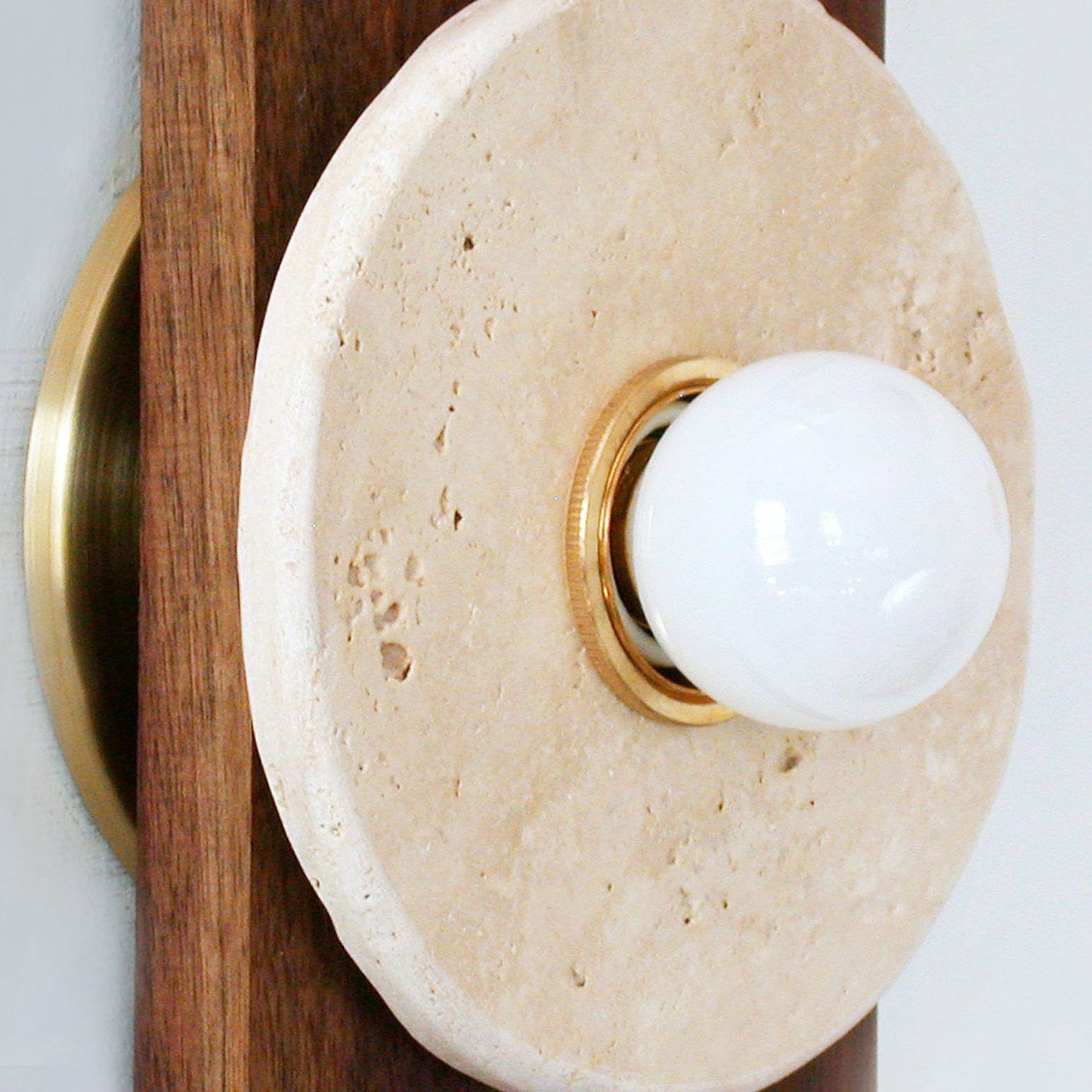 Zelor Travertine Wall Sconce