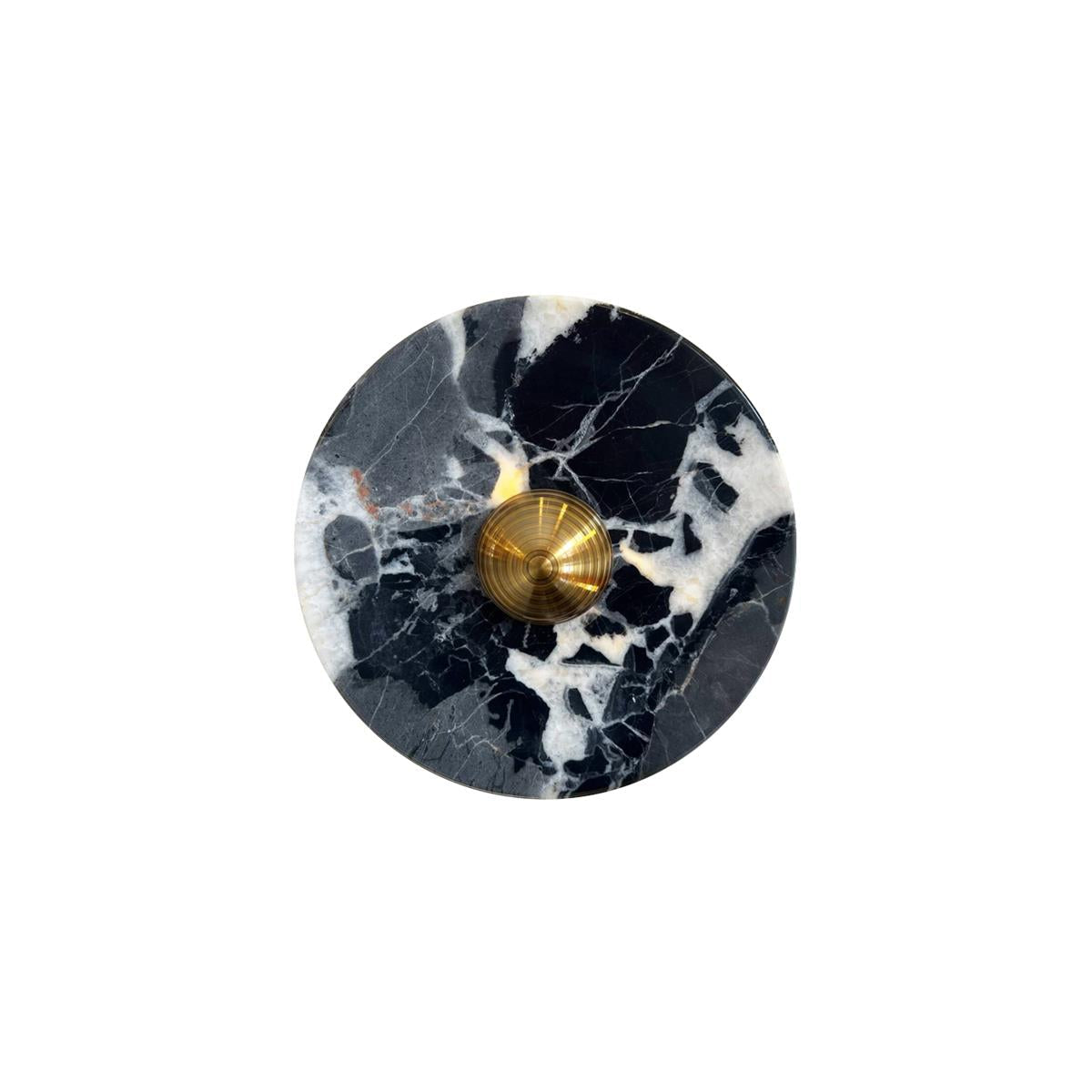 Marisol Round Marble Wall Lamp