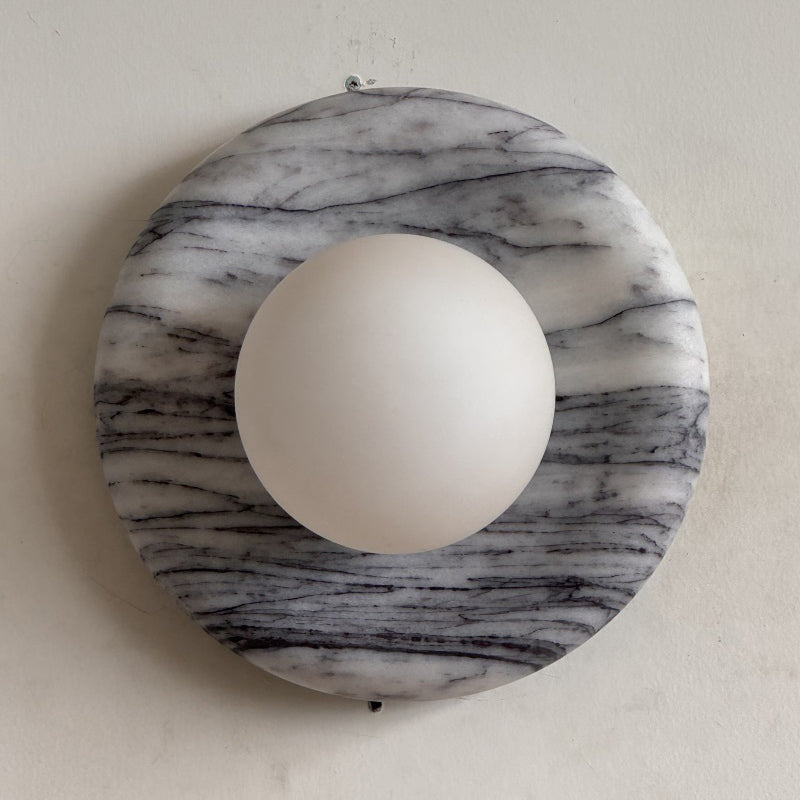 Solene Grey Marble Wall Sconce