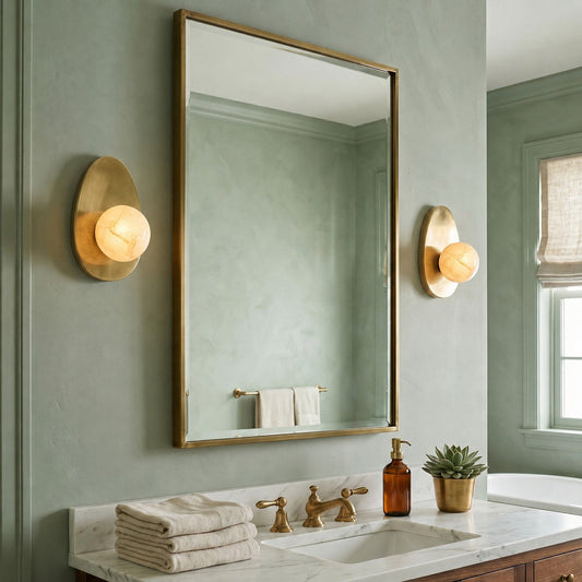 Orba Alabaster Wall Sconce