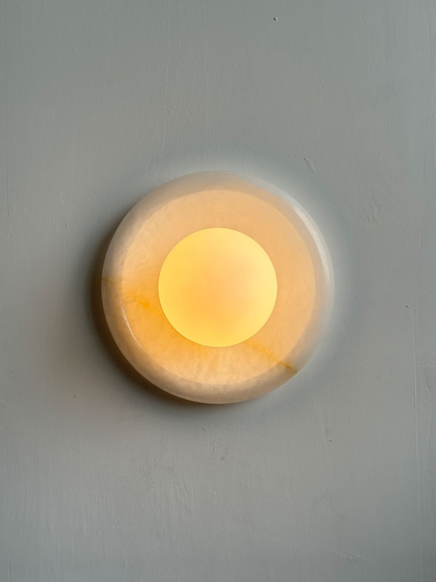 Solene White Onyx Wall Sconce