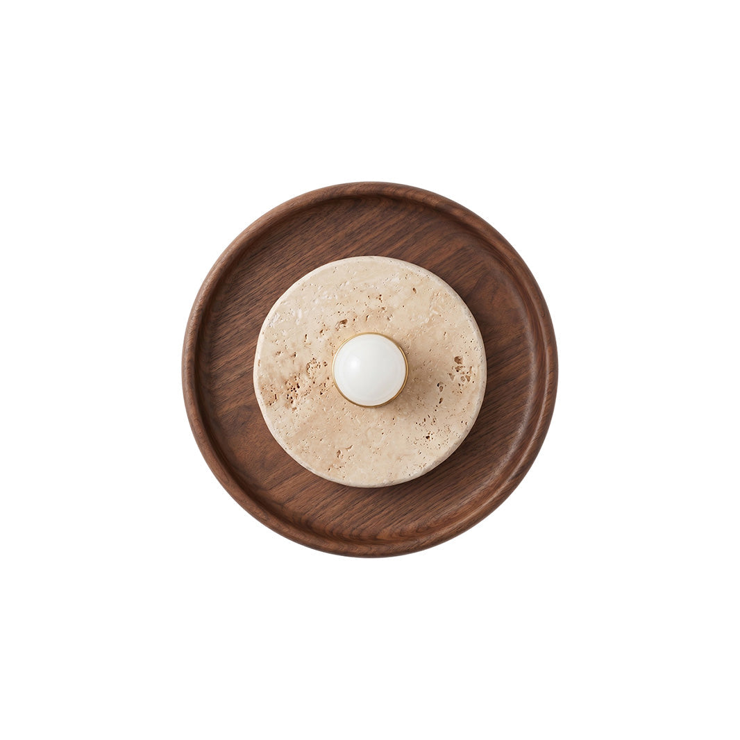 Inverleith Travertine Wall Sconce