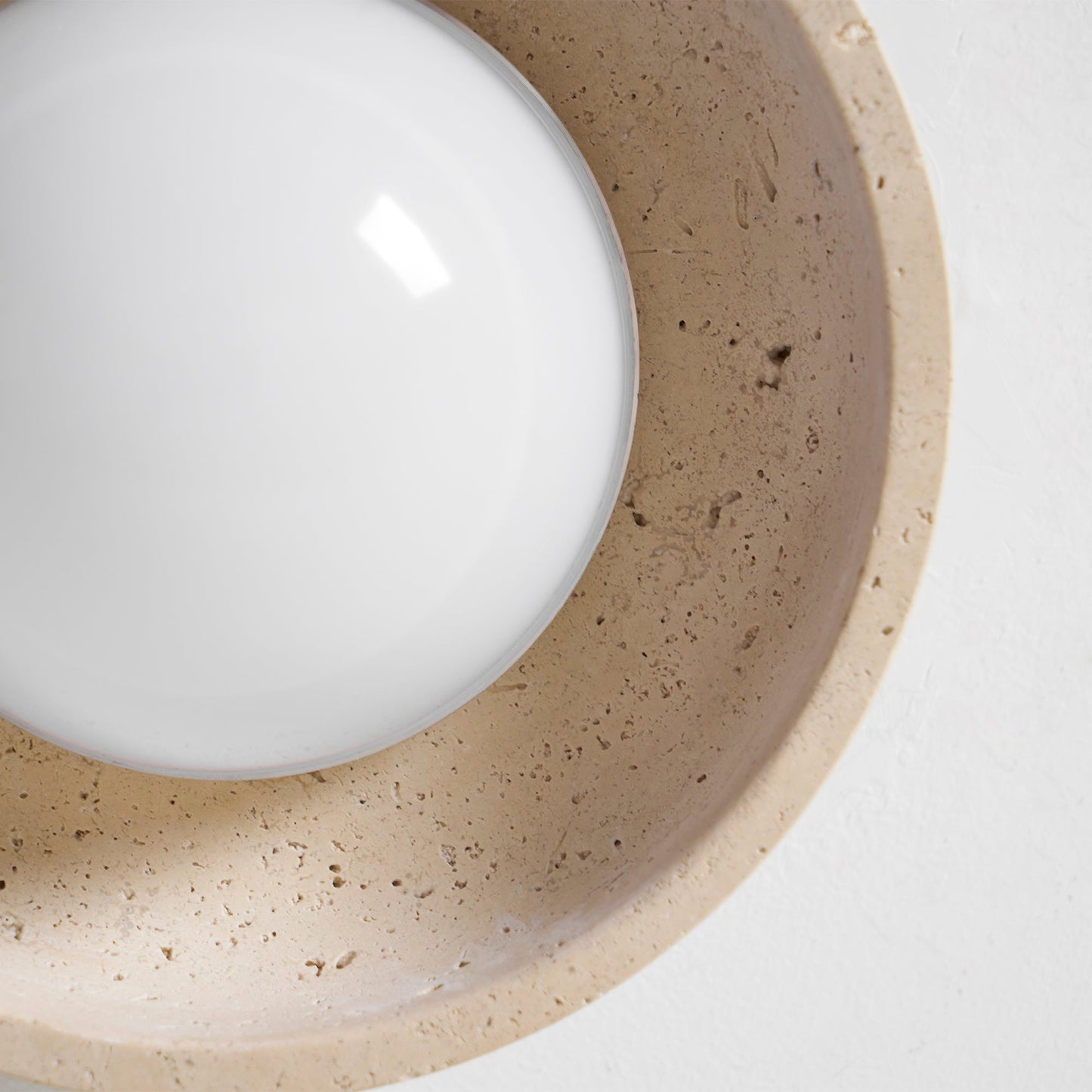 Doven Travertine Ceiling Lamp
