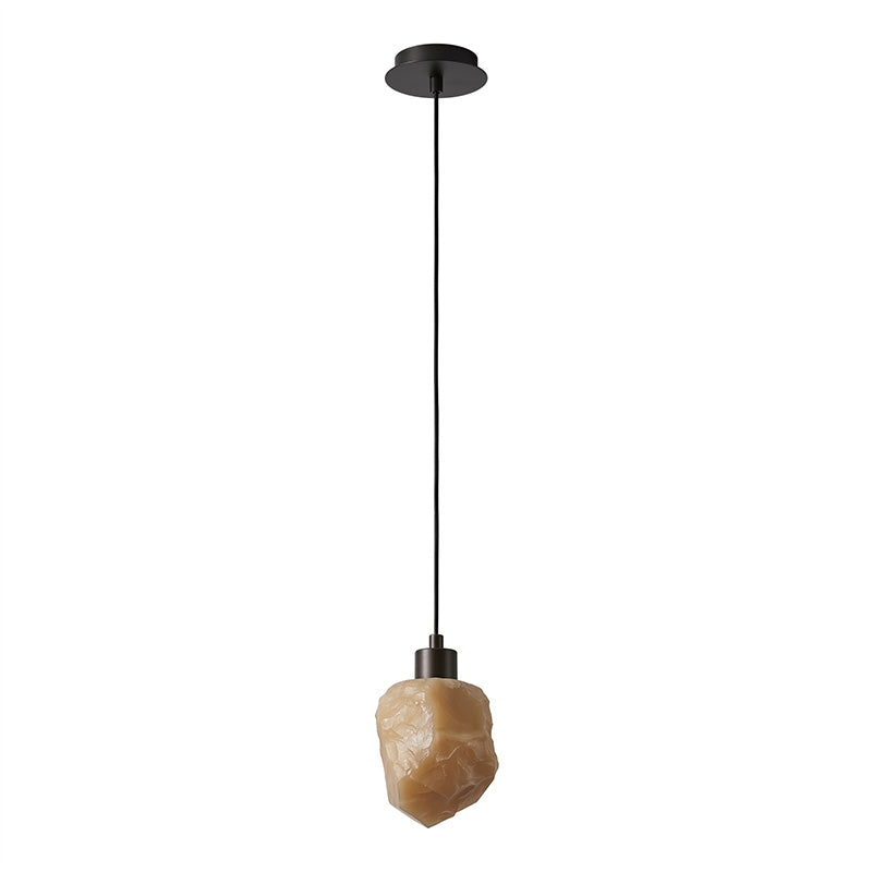 Solstice Nugget Alabaster Pendant Lamp