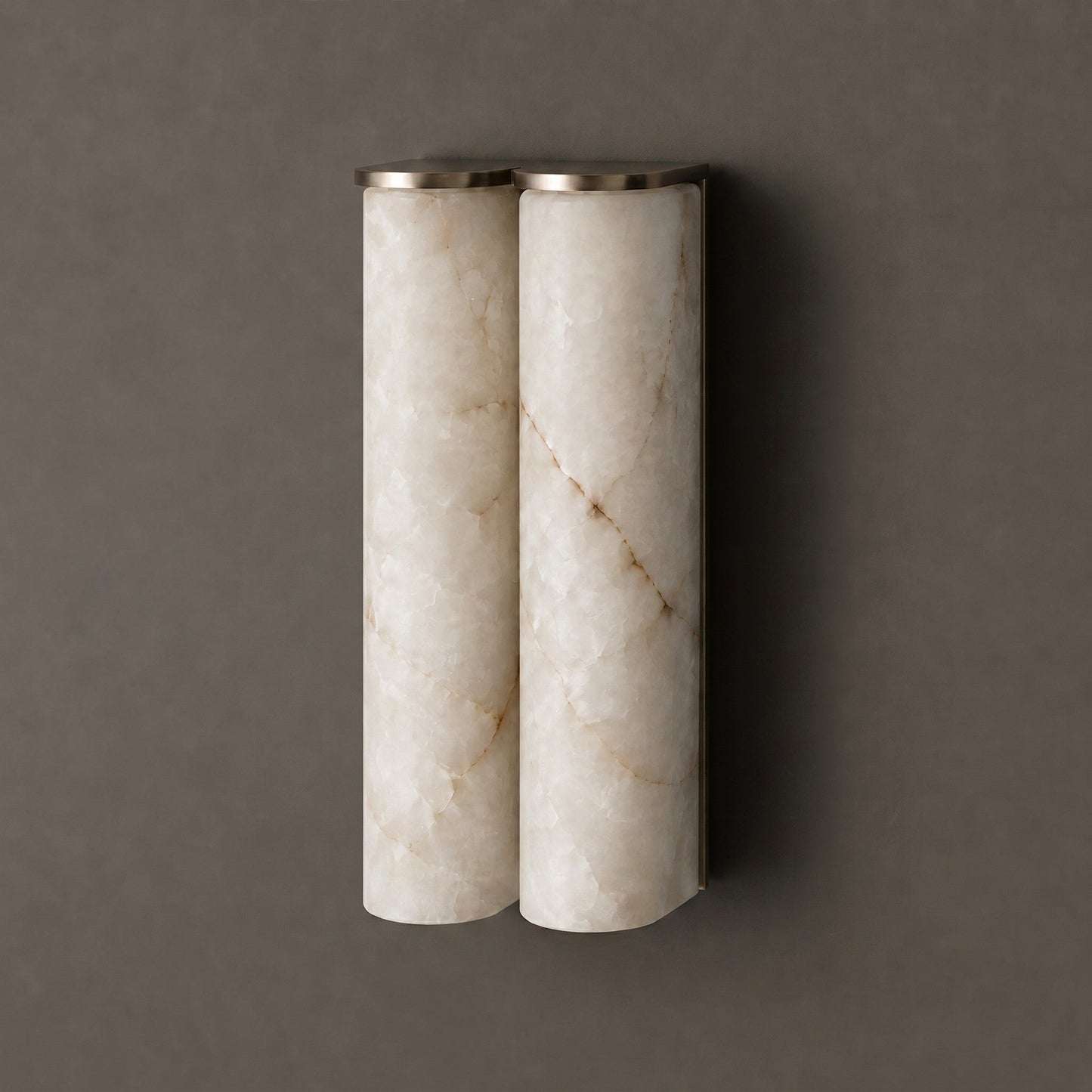 Quinan Alabaster Tube Wall Sconce