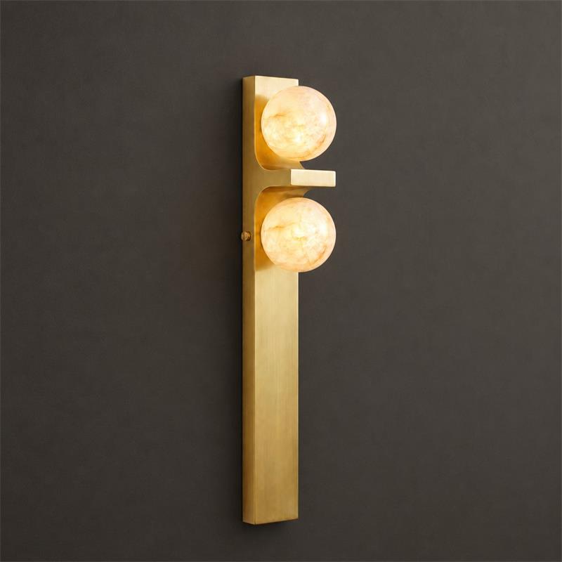 Anemone Alabaster Wall Sconce