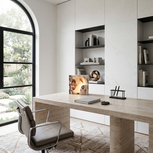 Yaran Piece Marble Table Lamp