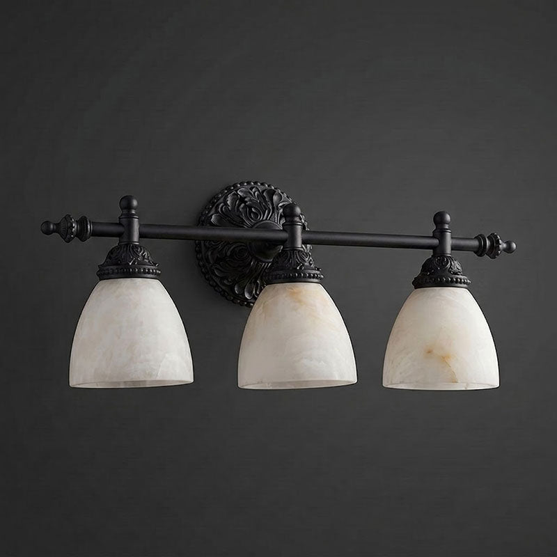 Quiberon Vanity Alabaster Wall Sconce