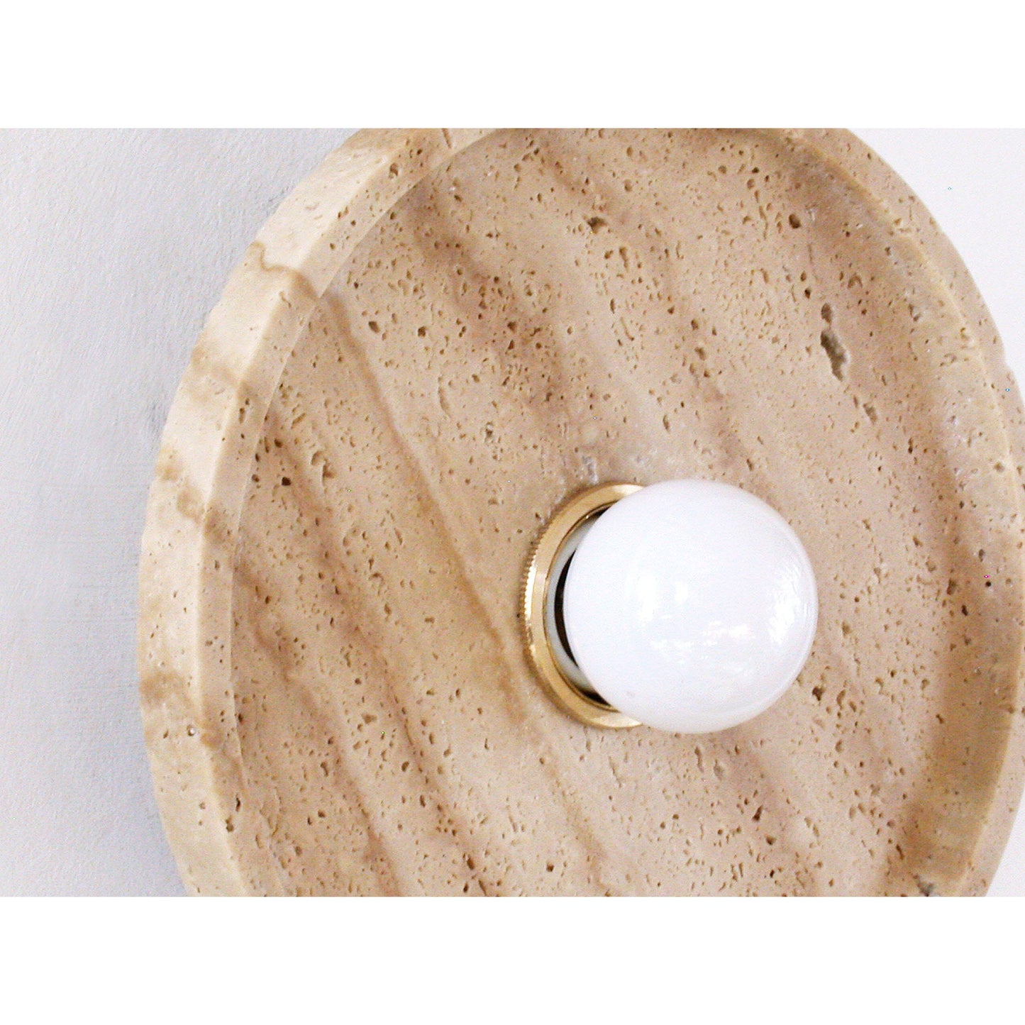 Ixora Travertine Wall Sconce