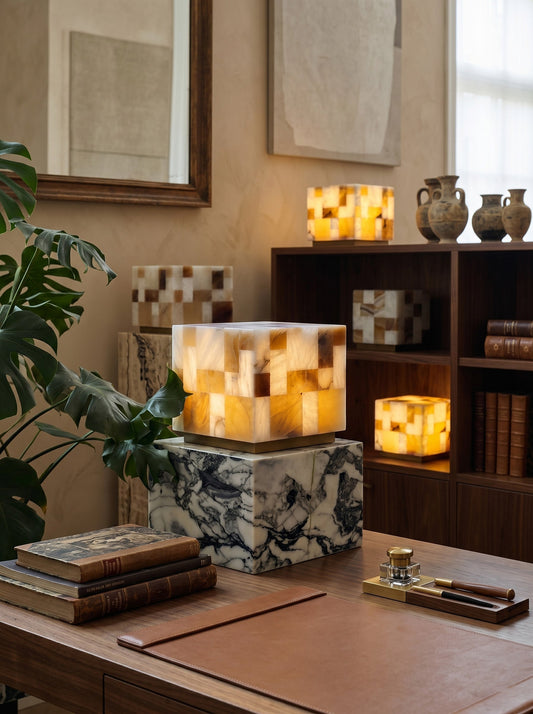 Umbra Alabaster Table Lamp