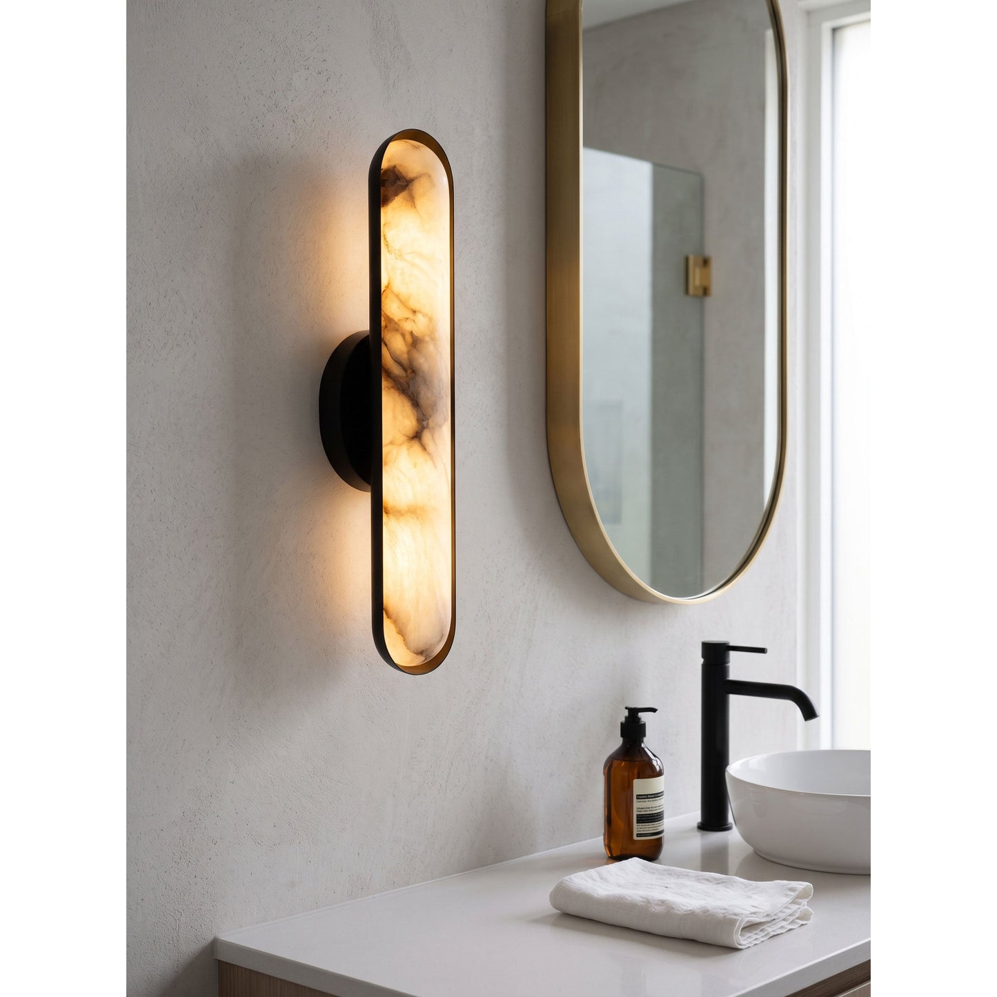 Solor Alabaster Wall Sconce
