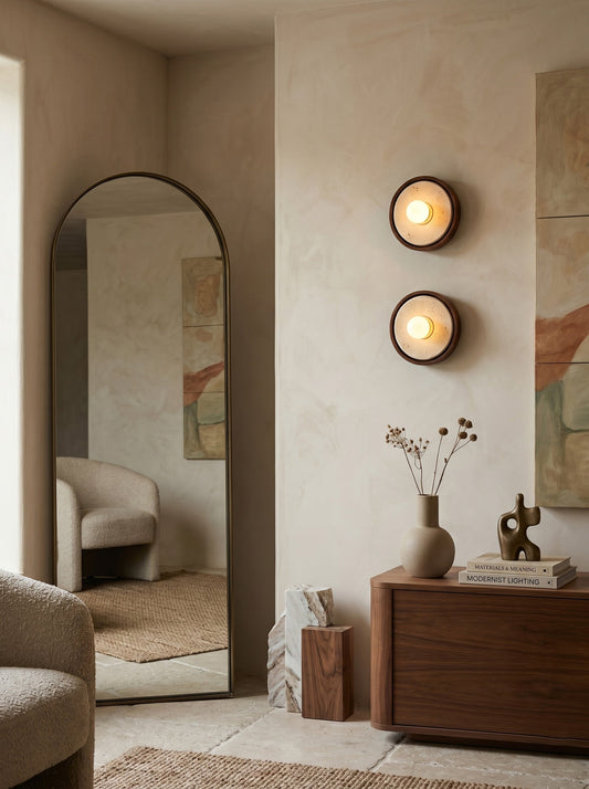 Cala Travertine Wall Sconce