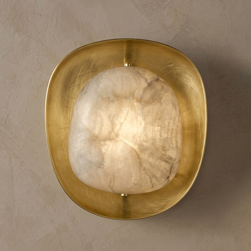 Halis Alabaster Wall Sconce