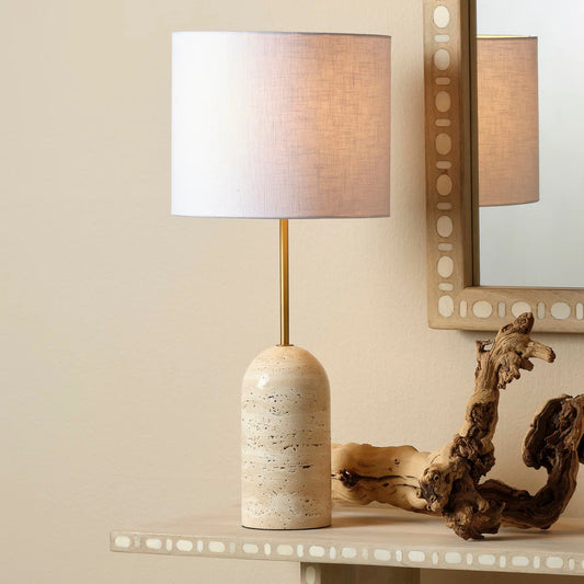 Kampen Travertine Table Lamp