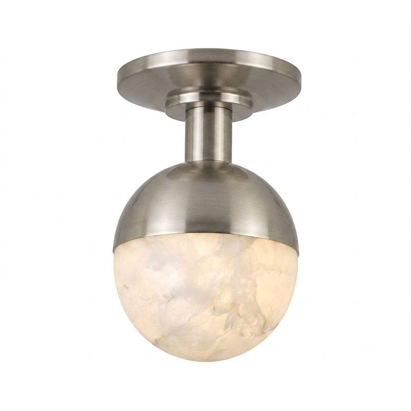 Nevan Alabaster Flush Mount Ceiling Light