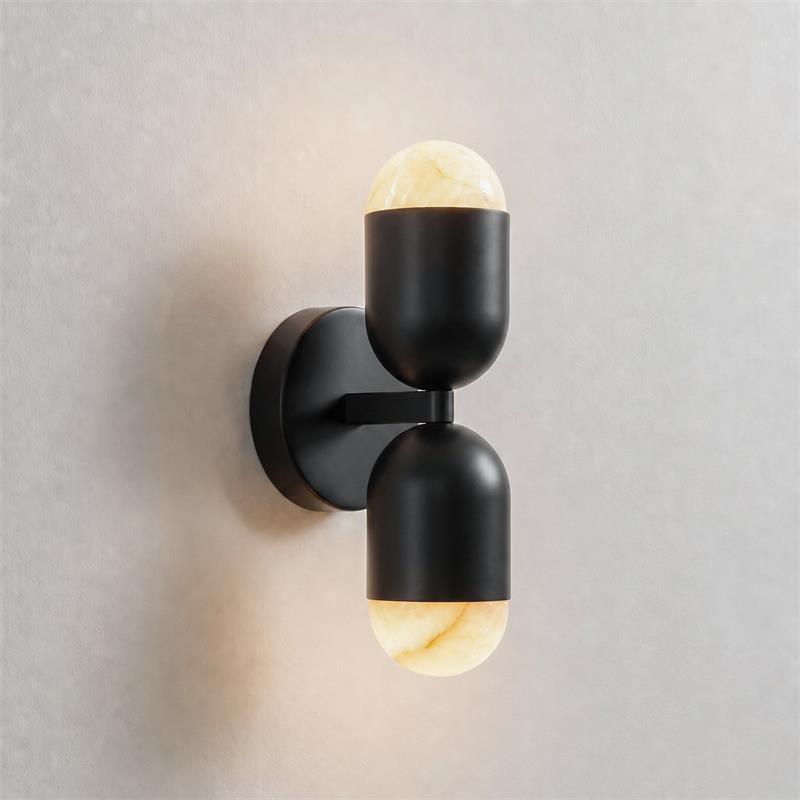 Variscite Alabaster Wall Sconce