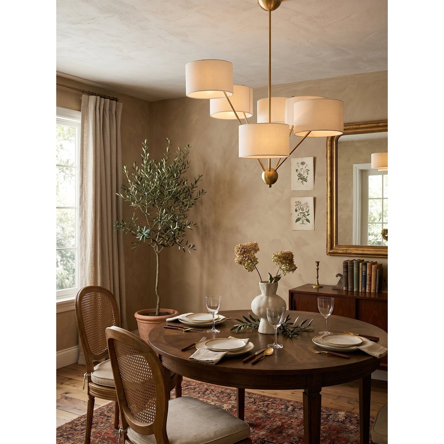 Mantis Fabric Chandelier
