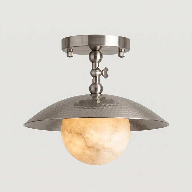 Comporta Petite Hammer Pattern Flush Mount