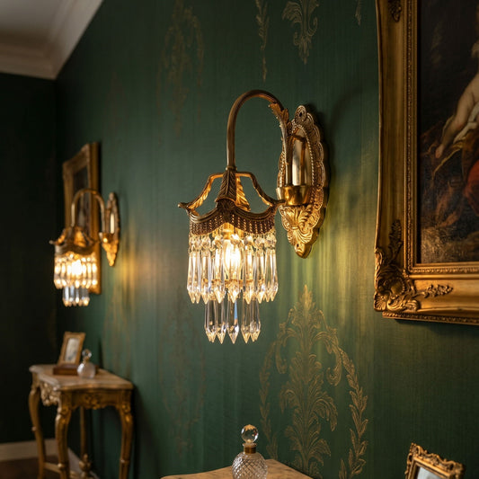 Sabia Crystal Wall Sconces
