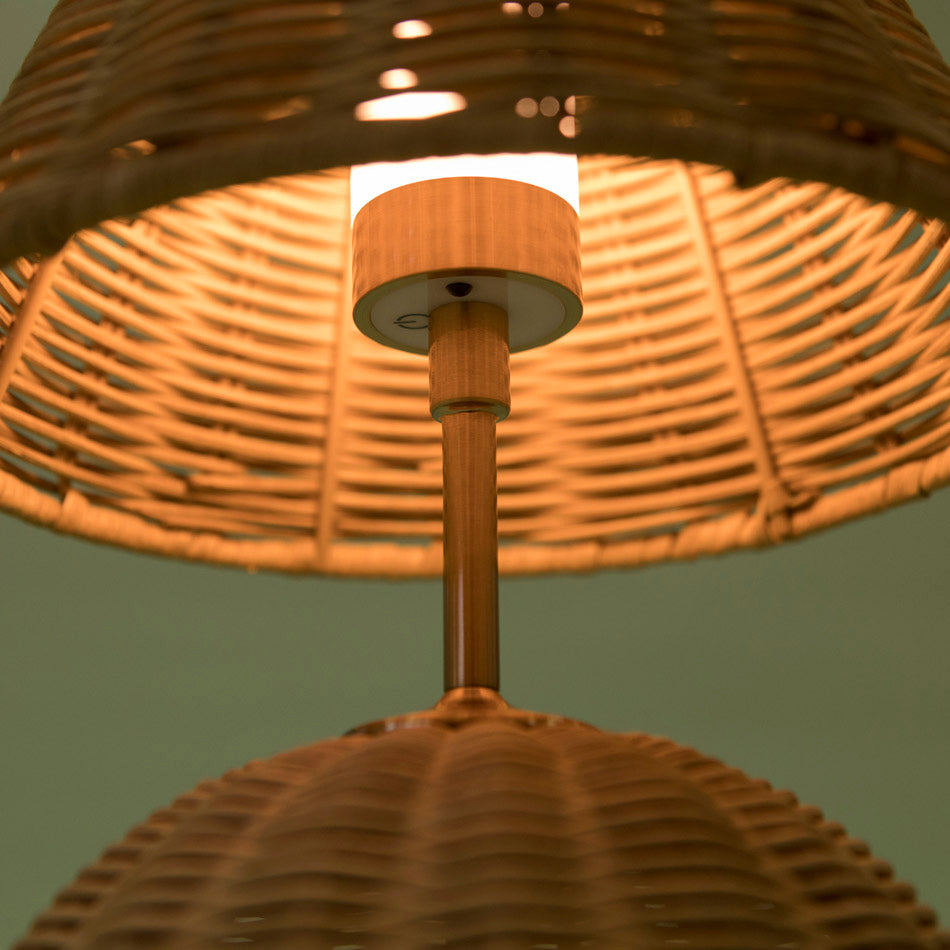 Rattan Ball Table Lamp
