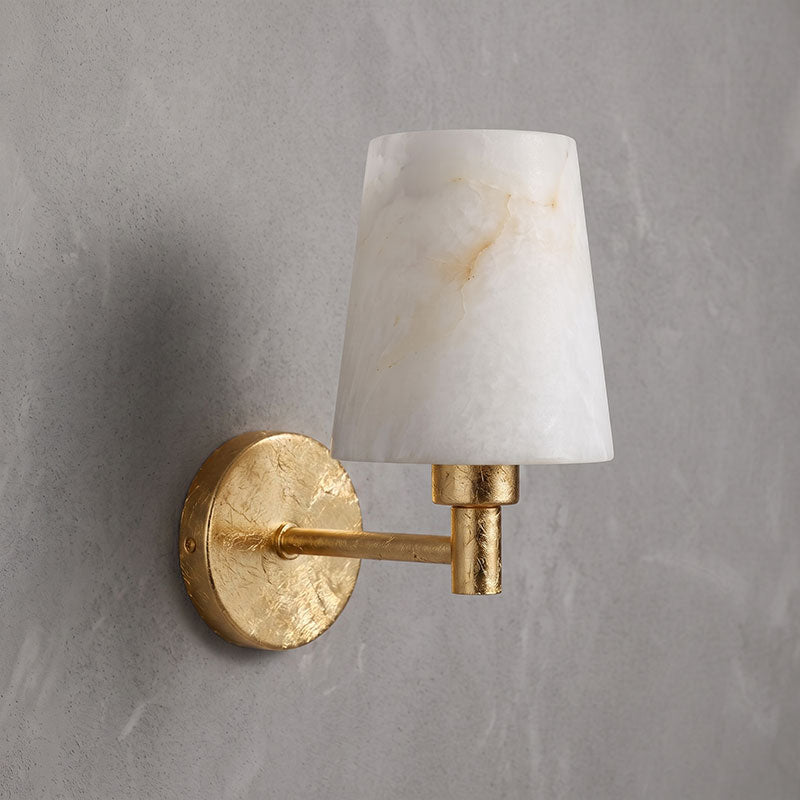 Vionon Alabaster Short Wall Sconce