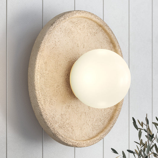 Yarai Travertine Wall Sconce