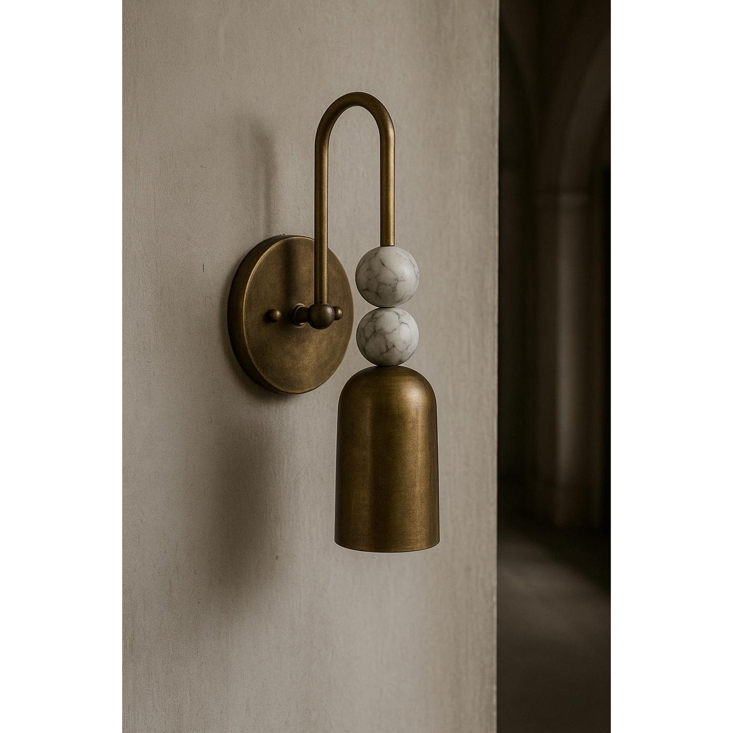 Sphere & Stem Wall Sconce