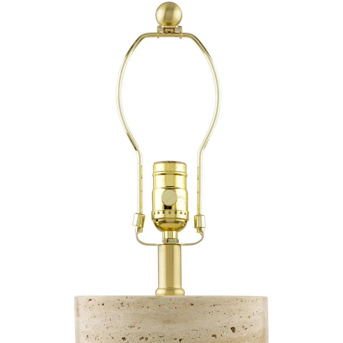 Toby Travertine Table Lamp