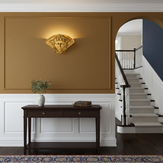 Sphinx Brass Wall Lamp