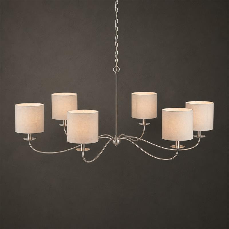 Sweeping Iron Chandelier