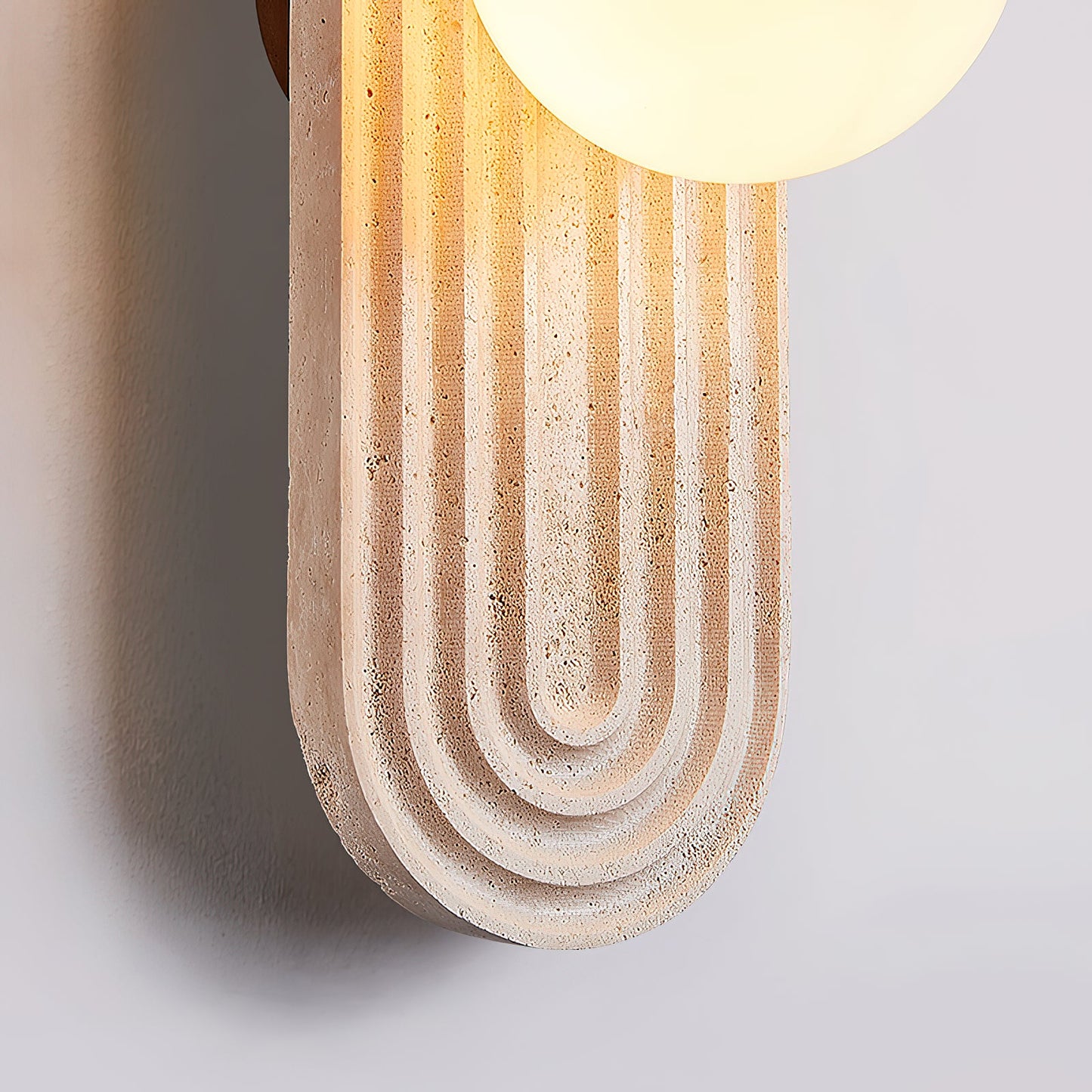 Trent Travertine Wall Lamp