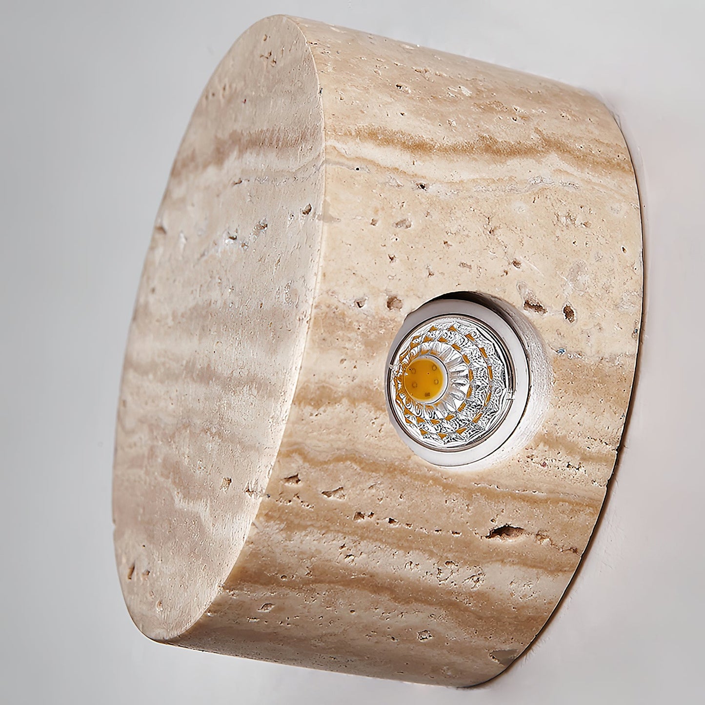 Troia Travertine Wall Lamp