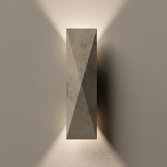 Warlow Travertine Wall Lamp