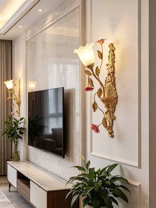 Springtide Bloom Wall Sconce