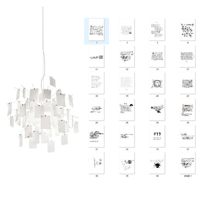 Paper Chandelier