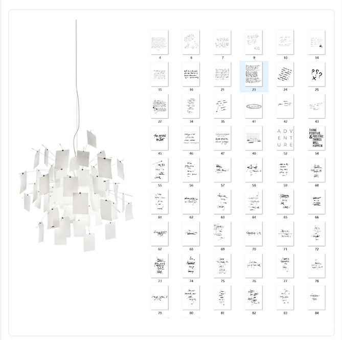 Paper Chandelier