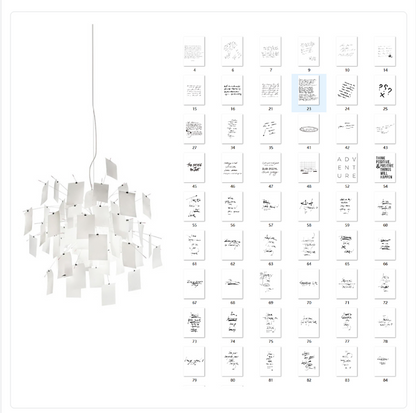 Paper Chandelier