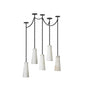 Industrial Cascade Chain Alabaster Chandelier