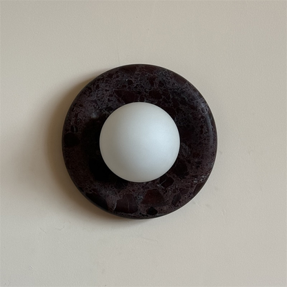 Solene Deep Purple Marble Wall Sconce